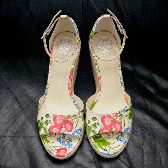 Vince Camuto Floret  Garden Felyn Espadrille Sz 10 US Wedge Sandal Shoe NWOB - Picture 5 of 9